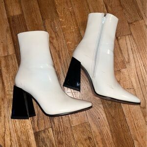 White Ankle Boots